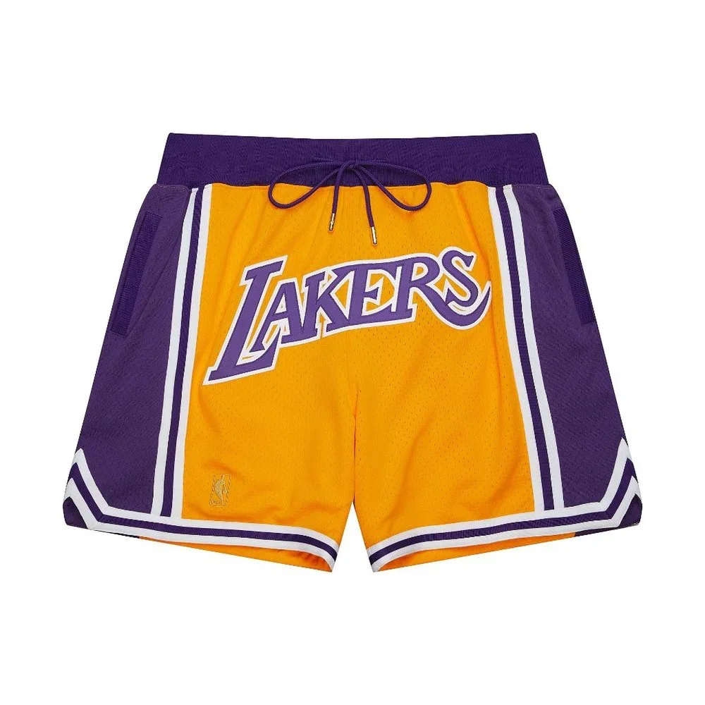 Los Angeles Lakers Mitchell & Ness Authentic NBA x Just Don Mesh Shorts